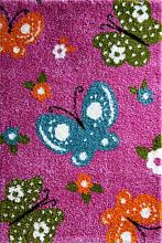 Круглый ковер для детей Бабочки FANTASY 12006-170