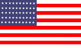 Однотонный ковер флаг США flag of USA