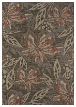 Ковер в гостиную серый-циновка MARCA VЕ20A DARK BROWN