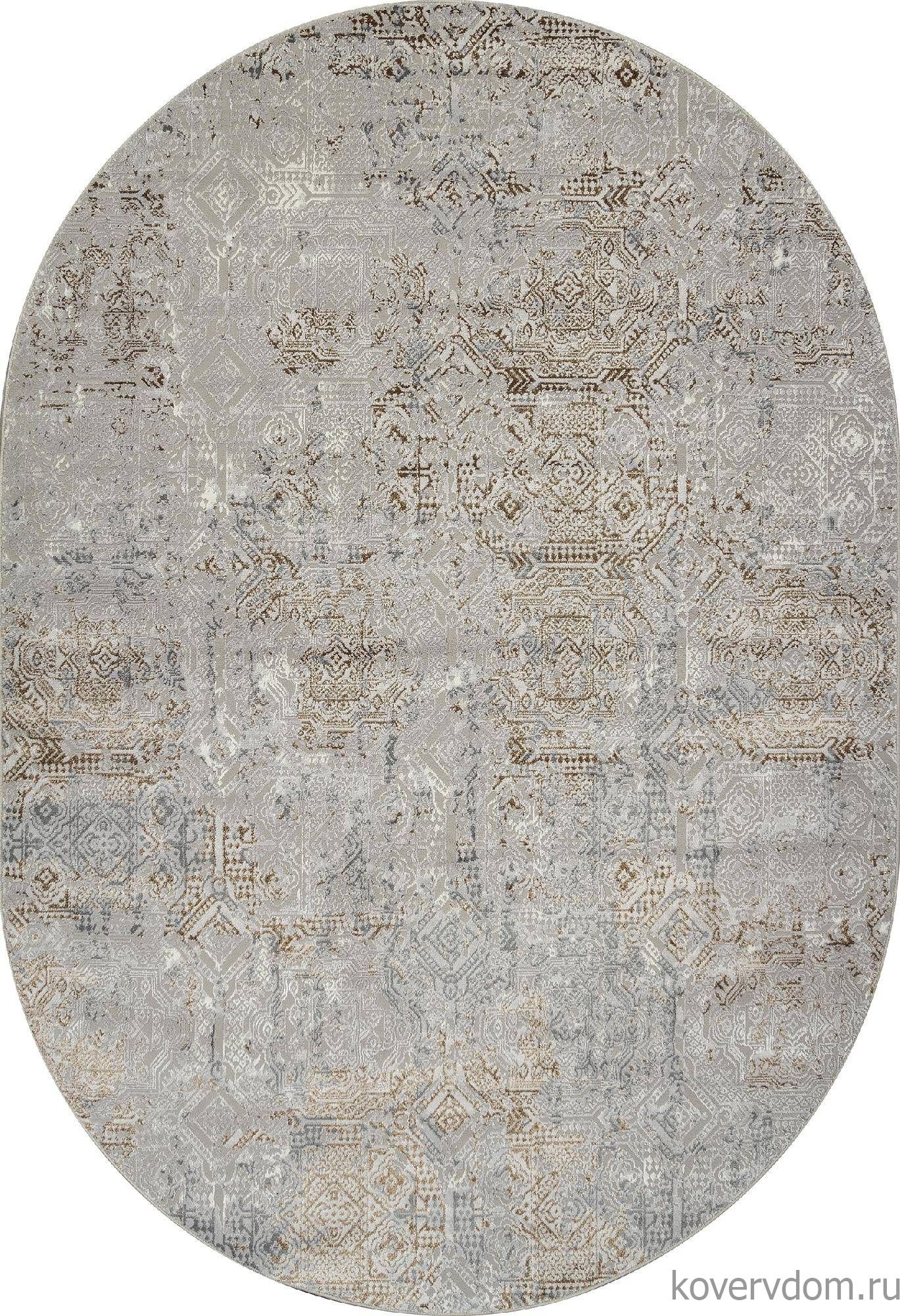 Ковер PALERMO-A F281 GRAY-GREEN Овал Ковер PALERMO-A F281 GRAY-GREEN Овал