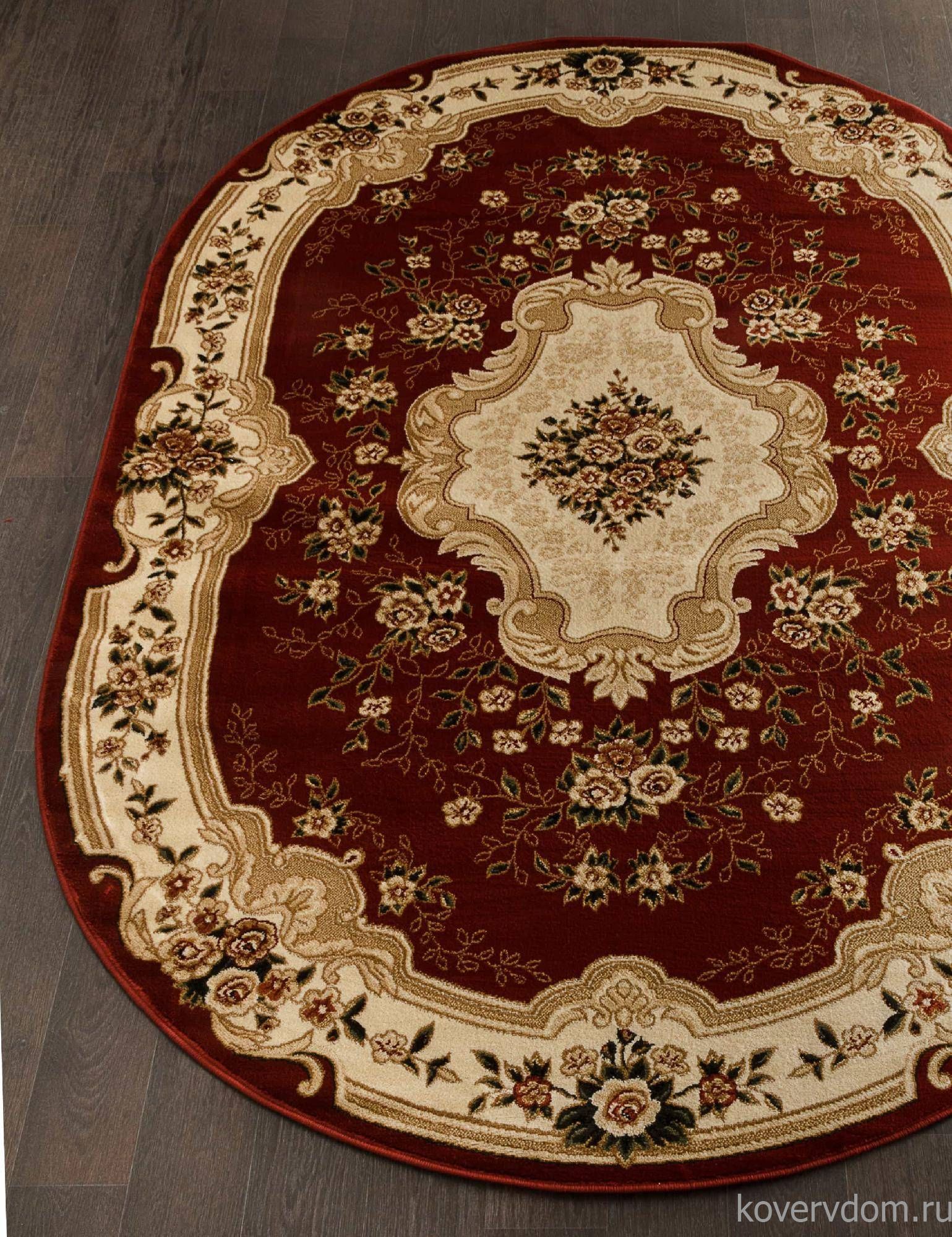 Ковер VALENCIA 2 D317 RED Овал Ковер VALENCIA 2 D317 RED Овал