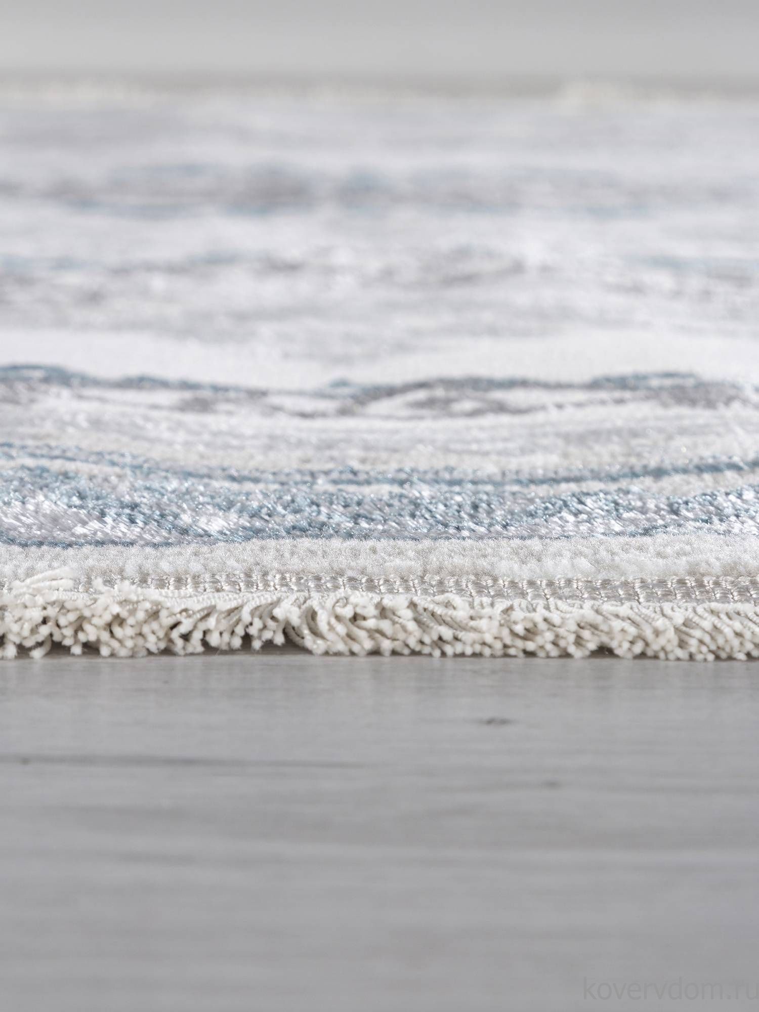 Ковер EFSAN L278A CREAM SHRINK / BLUE FDY Овал