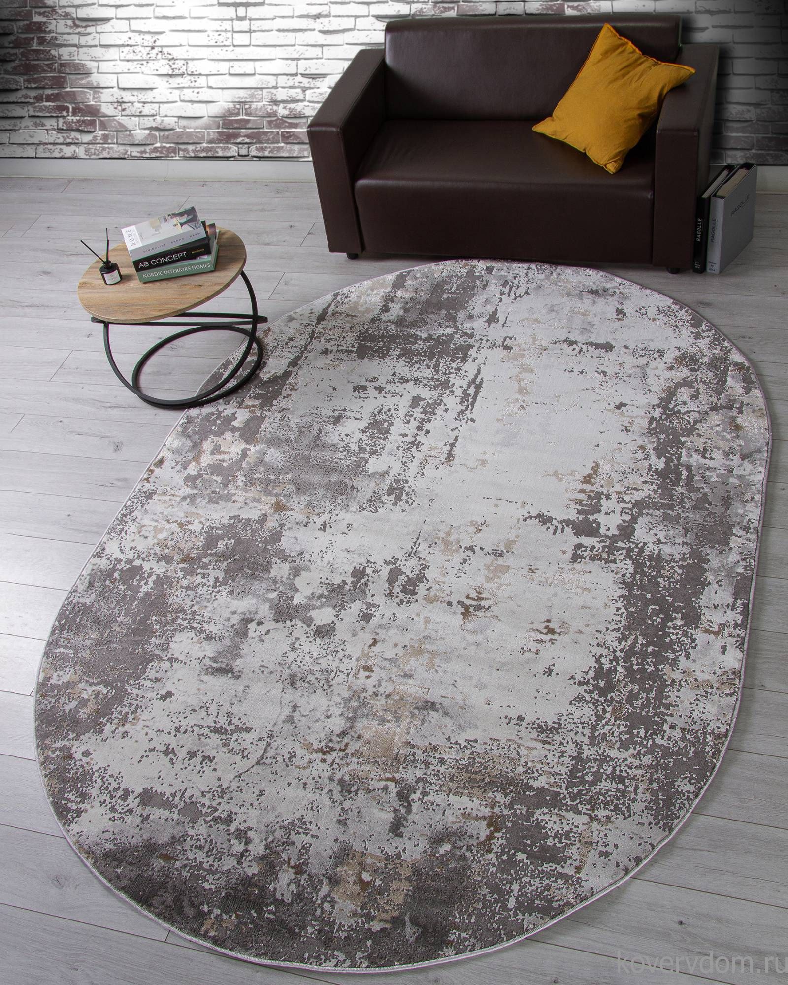 Ковер GRAFF 3319 GRAY-BEIGE Овал Ковер GRAFF 3319 GRAY-BEIGE Овал