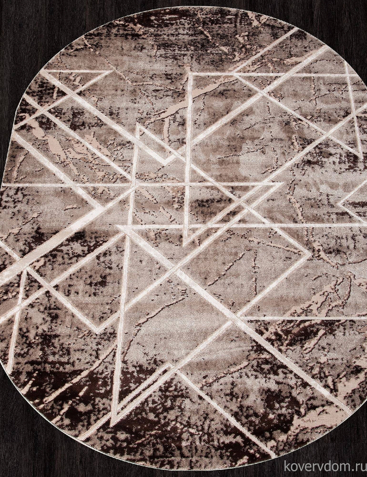 Ковер ARMINA 04035B DARK BROWN Овал Ковер ARMINA 04035B DARK BROWN Овал