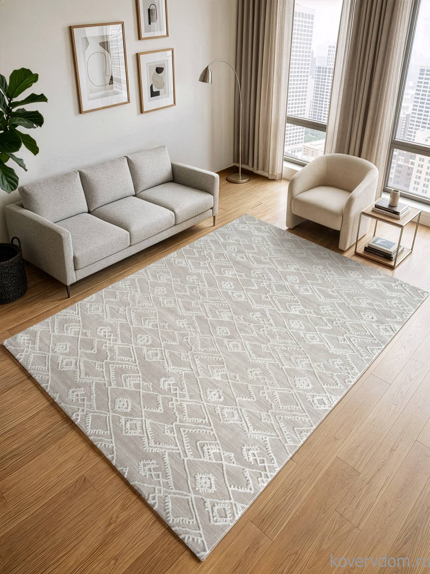 Ковер LUMA SN003A GREY