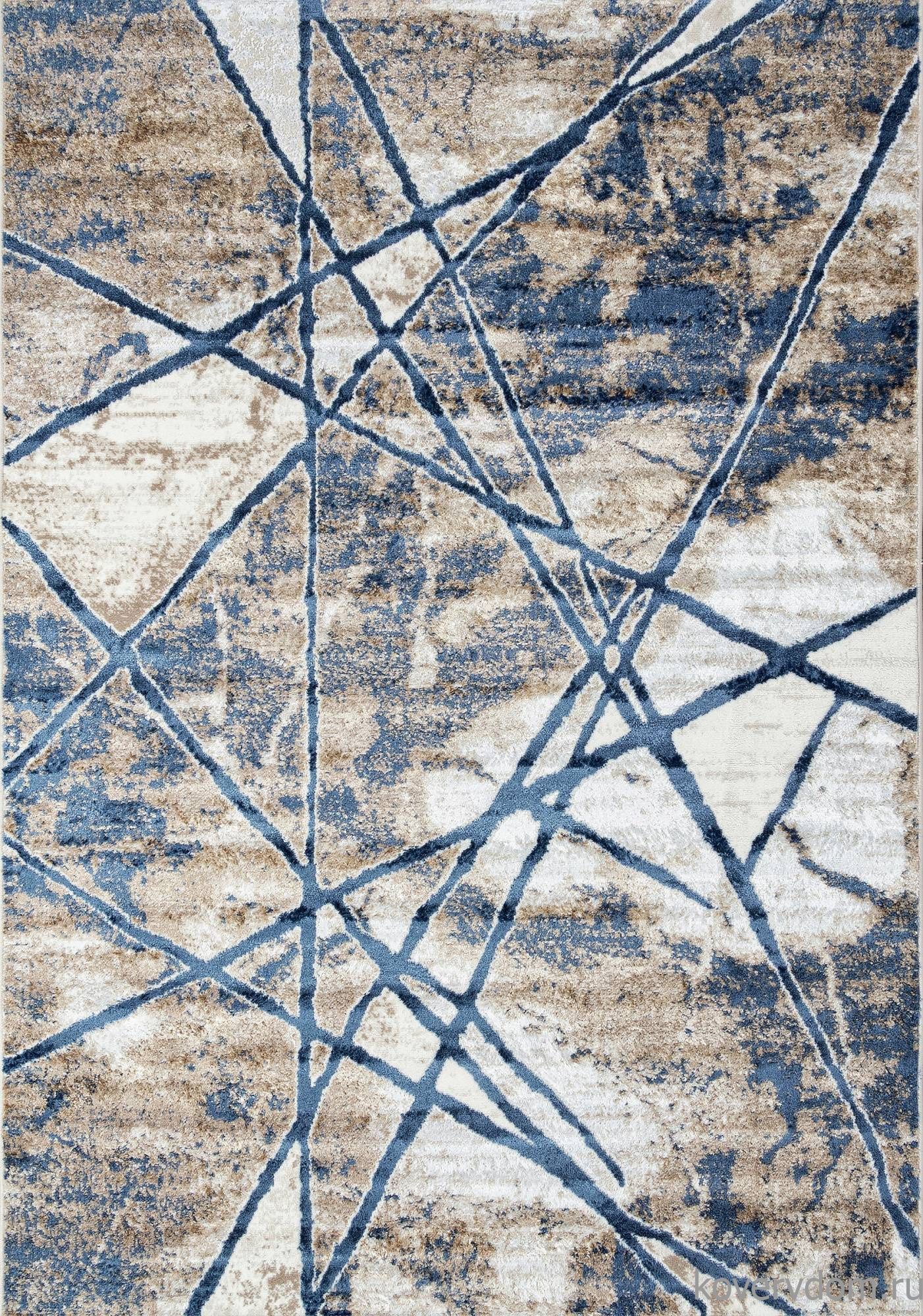 Ковер ANTEP O1702 630 CREAM / BLUE Ковер ANTEP O1702 630 CREAM / BLUE