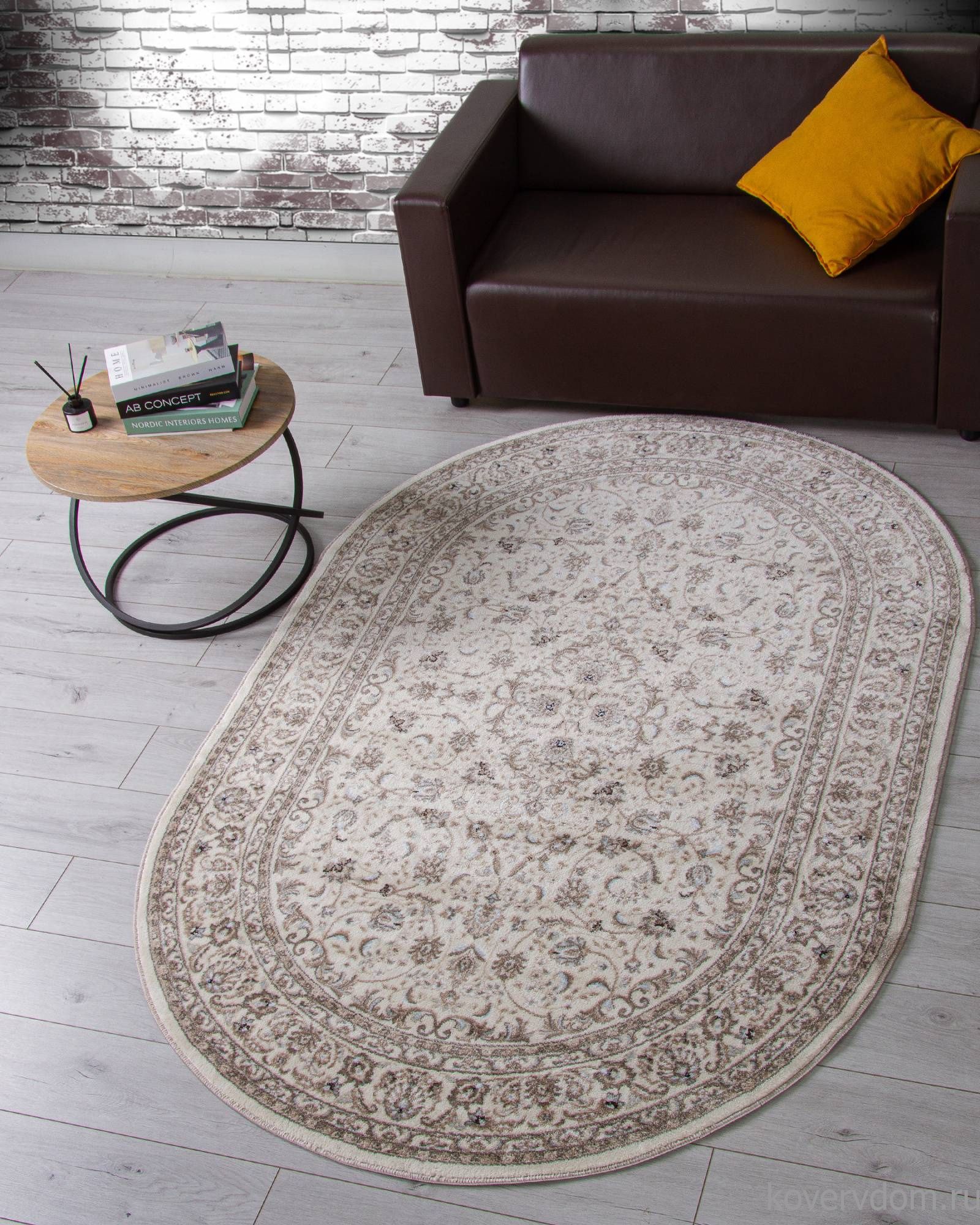 Ковер VALENCIA DELUXE F014 CREAM Овал