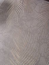 Пушистый овальный ковер LIMAN F167 GRAY