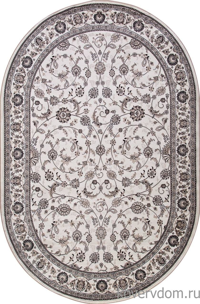 Ковер VALENCIA DELUXE D251 CREAM-BROWN Овал Ковер VALENCIA DELUXE D251 CREAM-BROWN Овал