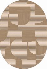 Ковер DIOS F440 LIGHT BEIGE Овал