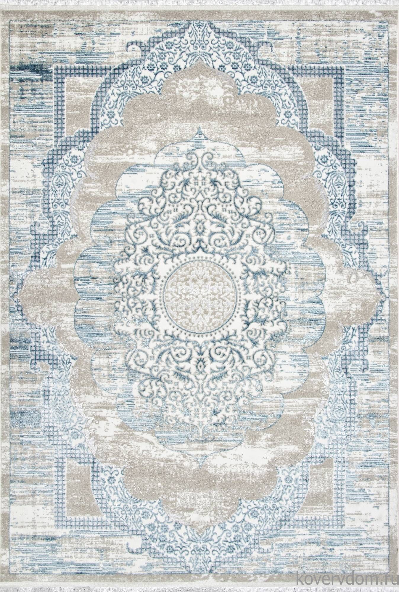 Ковер ALFANI Q018A BLUE FDY / CREAM SHRINK