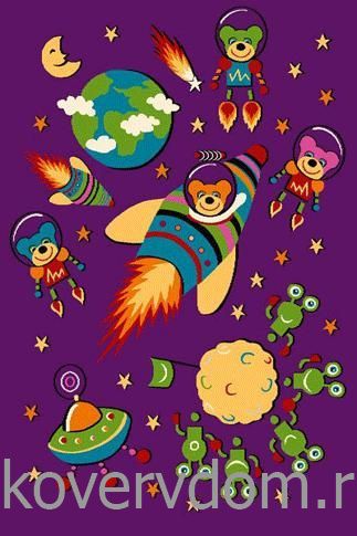 Ковер детский FUNKY GAL violet  Ковер детский FUNKY GAL violet