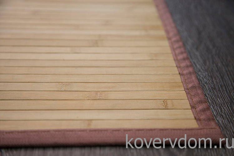 Ковер циновка натуральная бамбук COFFEE