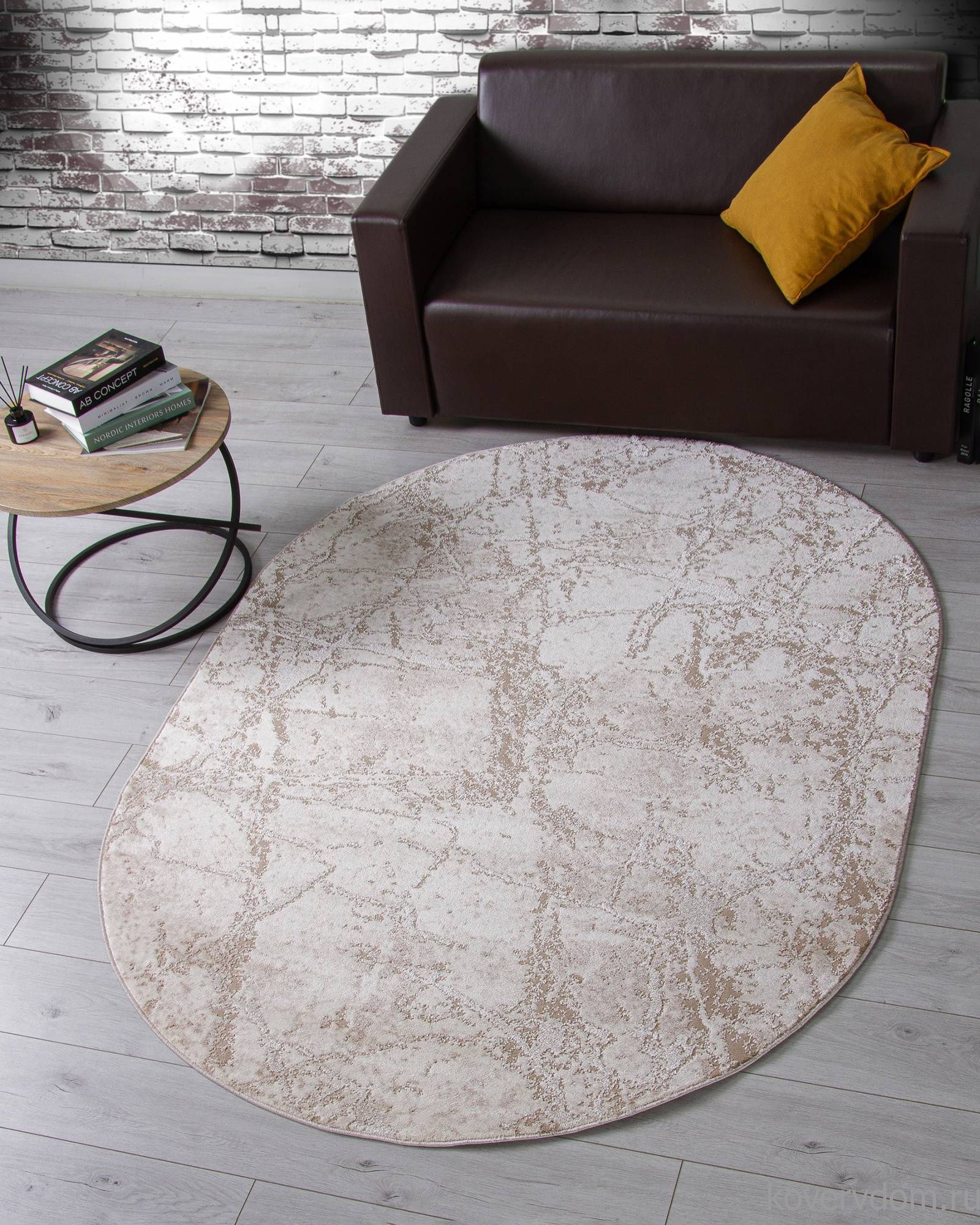 Ковер ALABAMA F175 BEIGE Овал