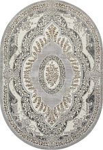 Ковер PALERMO-A F290 GRAY-GREEN Овал