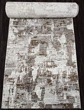 Пушистый ковровая дорожка GRAFF F238 GRAY-BEIGE