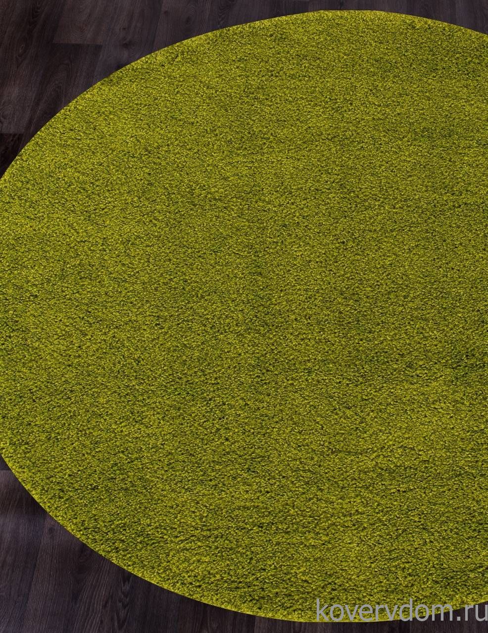 Ковер SHAGGY ULTRA s600 GREEN Круг