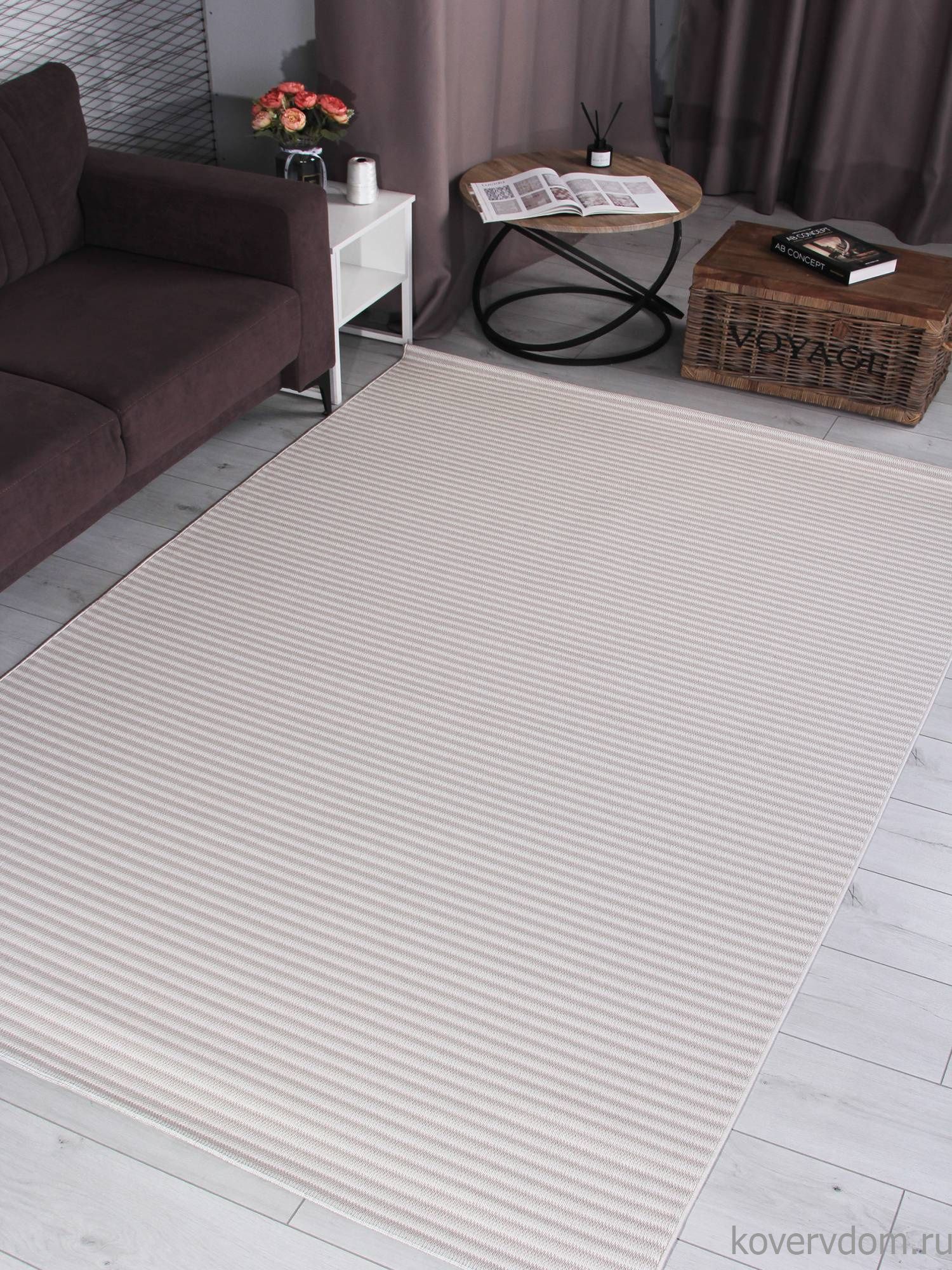Ковер-циновка ECO 2001A BEIGE