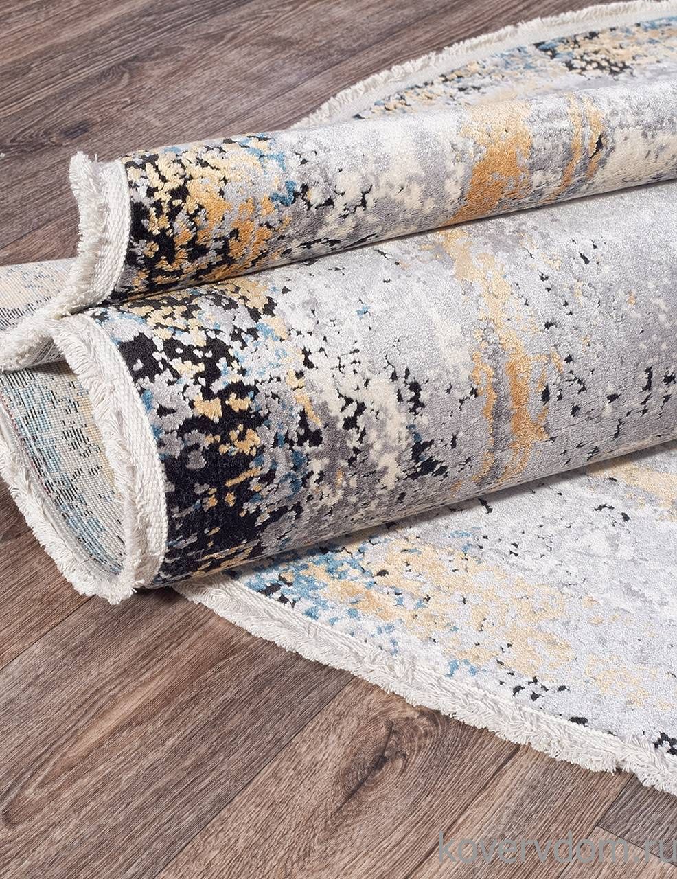 Ковер ERVA 18126 GOLD / GRAY Овал Ковер ERVA 18126 GOLD / GRAY Овал