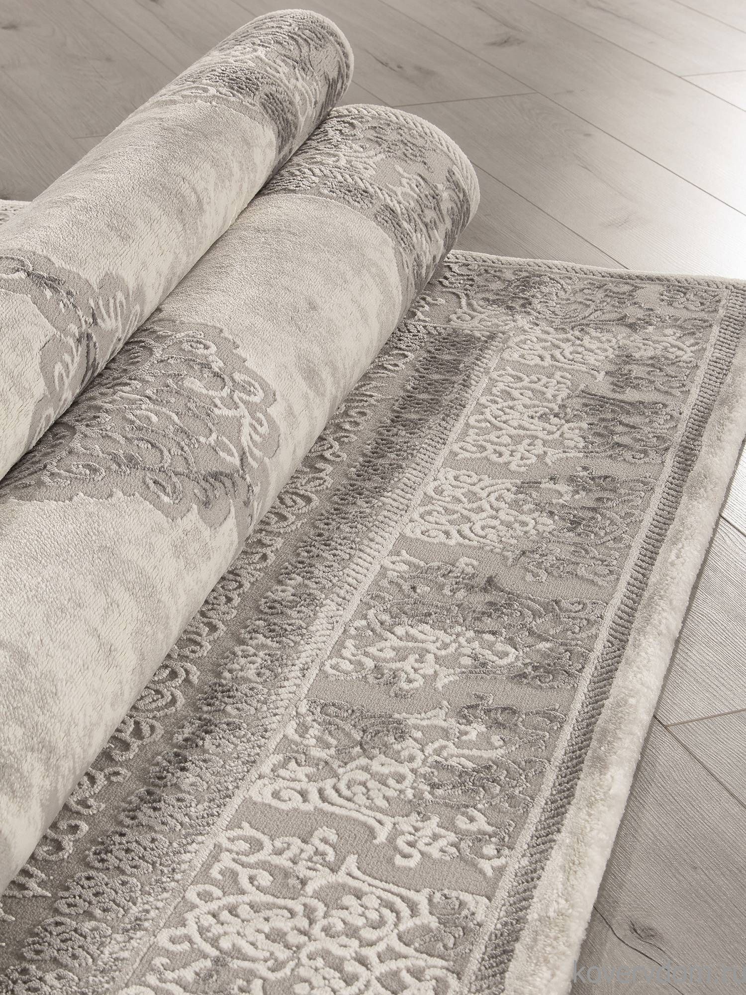 Ковер SIROCCO F163AQ GREY / D.GREY