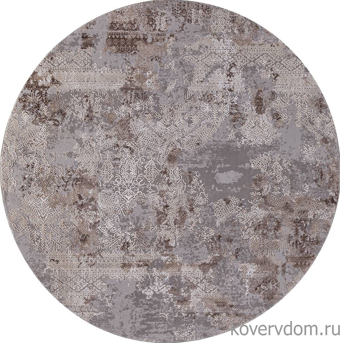 Ковер ARMINA 03851C GREY / BROWN Круг Ковер ARMINA 03851C GREY / BROWN Круг