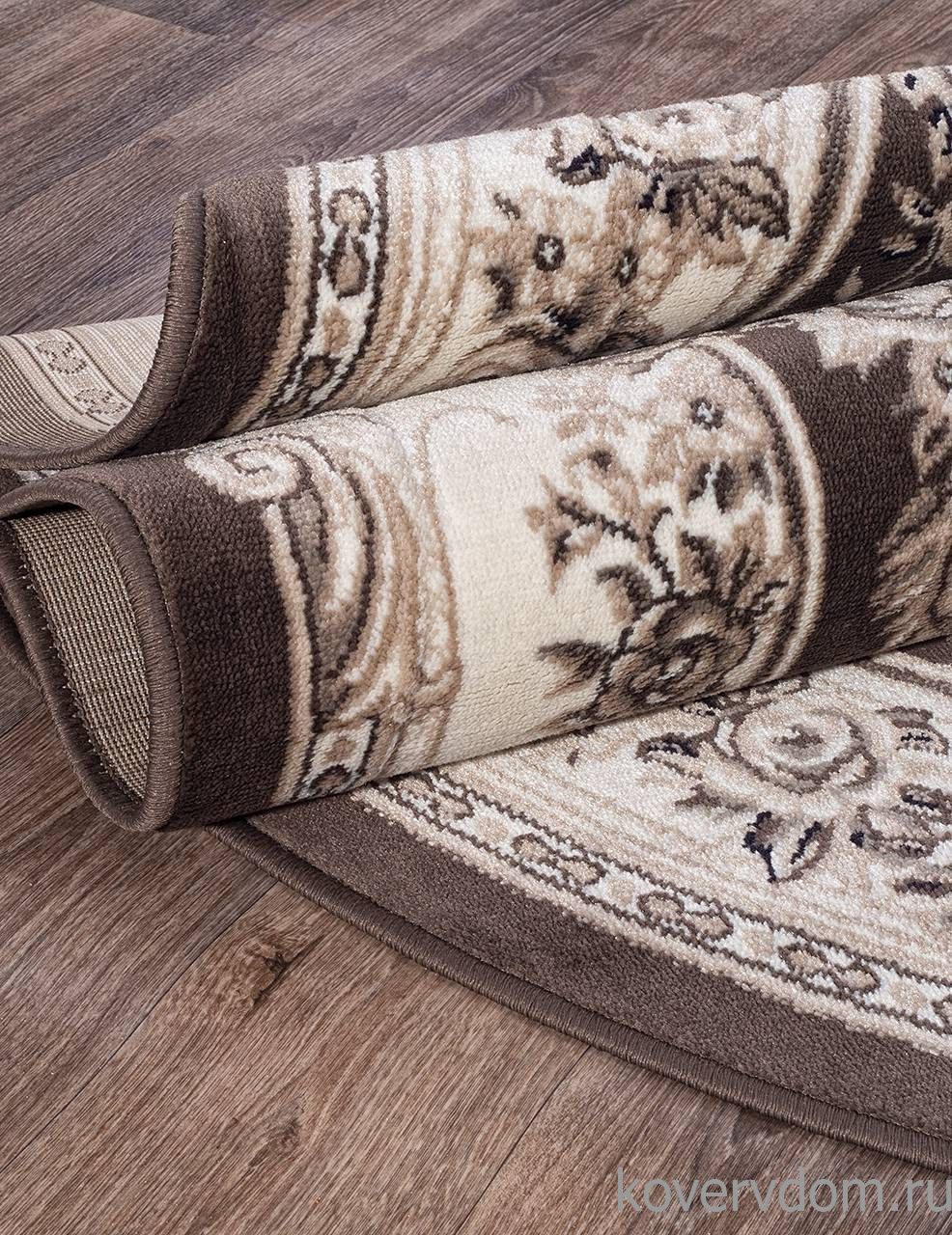 Ковер VALENCIA DELUXE 4015 КОРИЧНЕВЫЙ / BROWN Овал Ковер VALENCIA DELUXE 4015 КОРИЧНЕВЫЙ / BROWN Овал