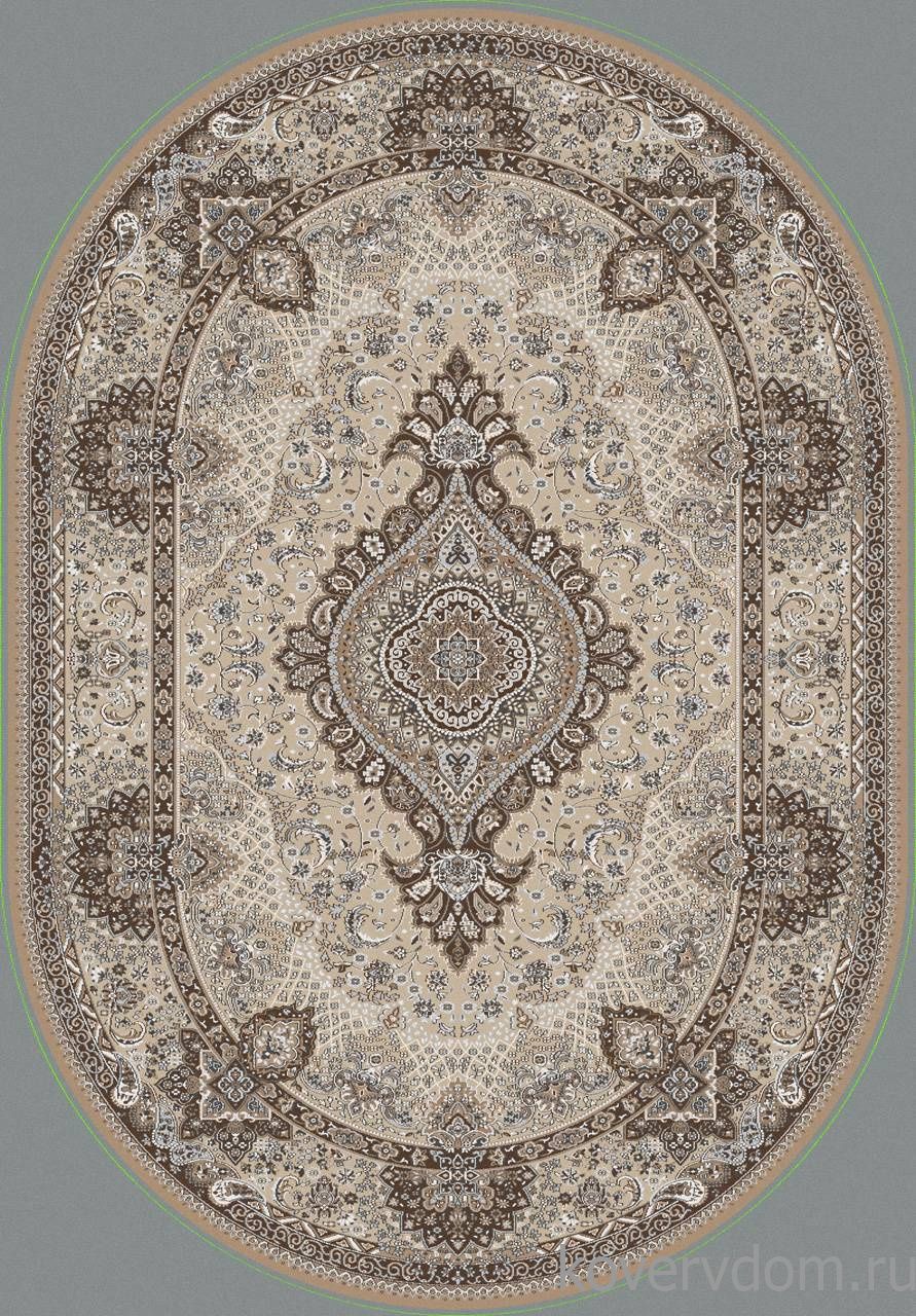 Ковер GRAFF D414 BEIGE Овал