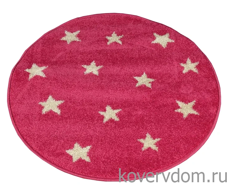 Ковер детский FUNKY TOP STARF pink ROUND Ковер детский FUNKY TOP STARF pink ROUND