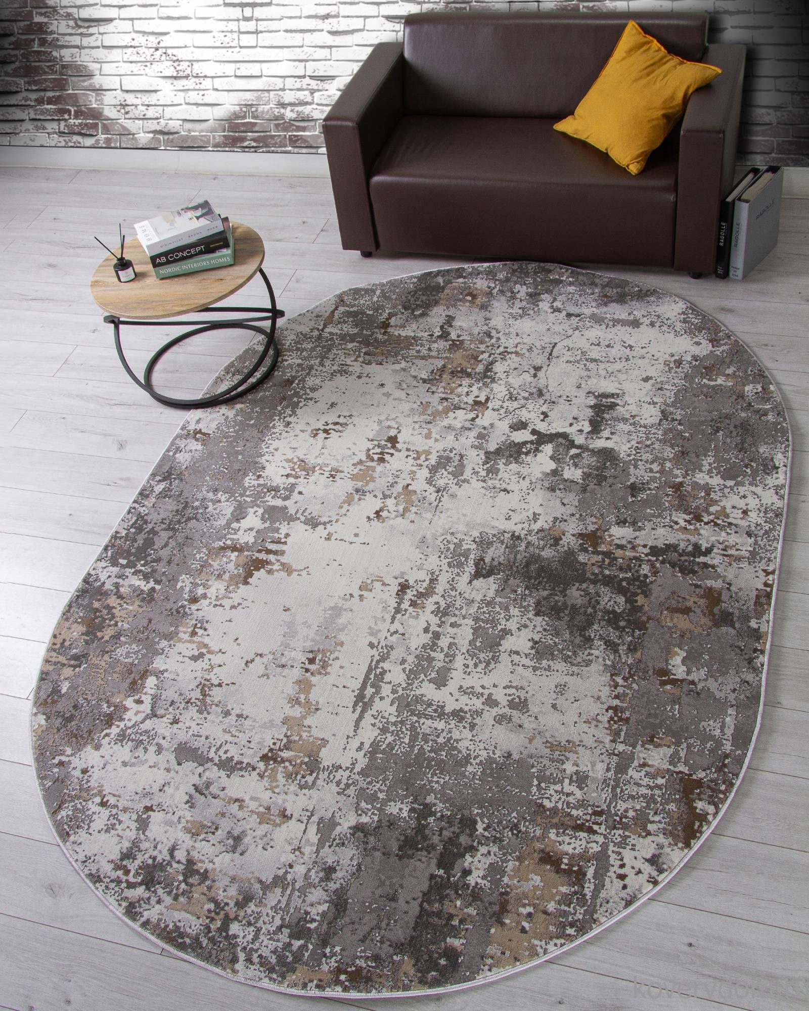 Ковер GRAFF 3319 GRAY-BEIGE Овал Ковер GRAFF 3319 GRAY-BEIGE Овал