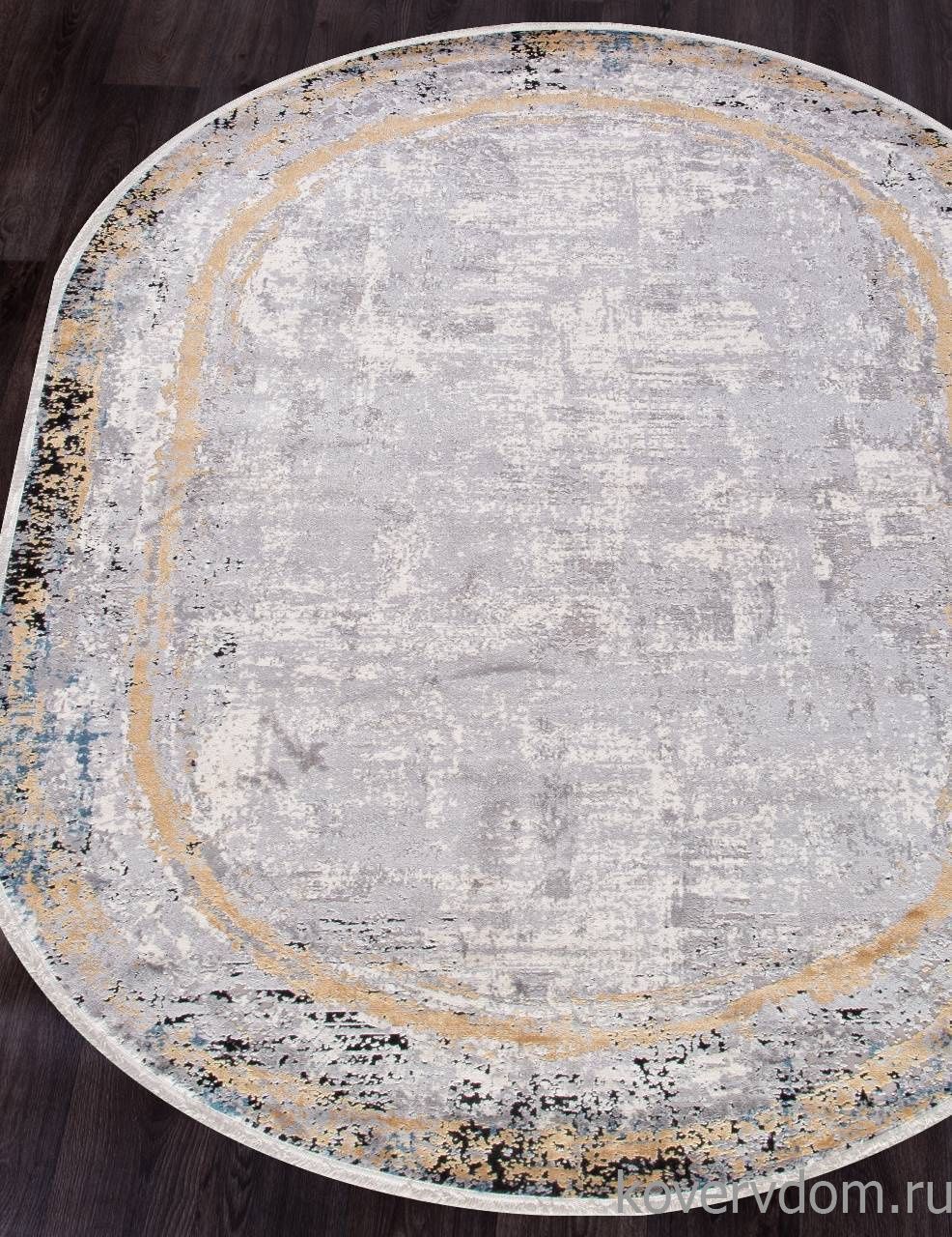Ковер ERVA 18126 GOLD / GRAY Овал Ковер ERVA 18126 GOLD / GRAY Овал