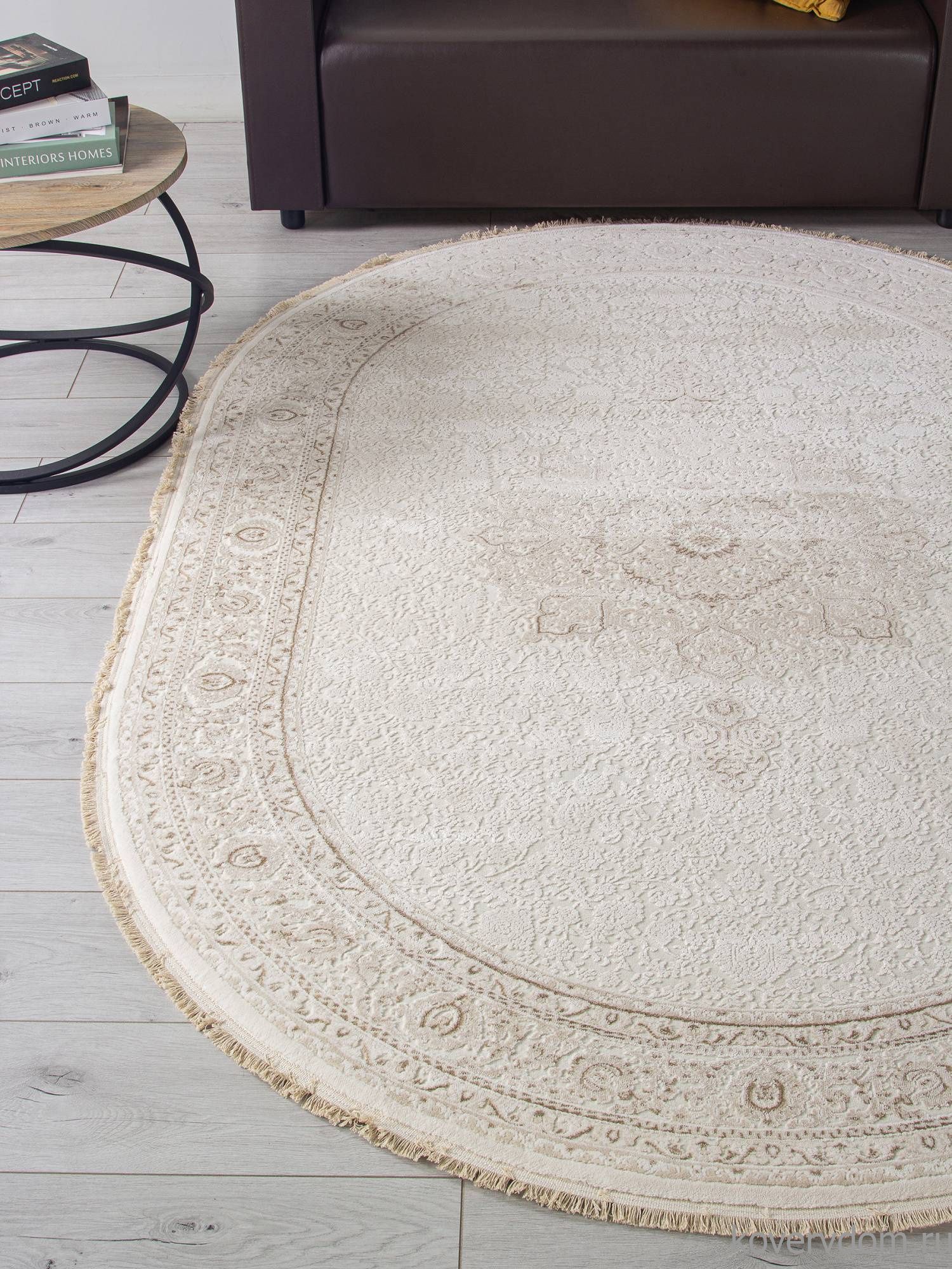 Ковер Jasmine 35901Y CREAM / CREAM Овал