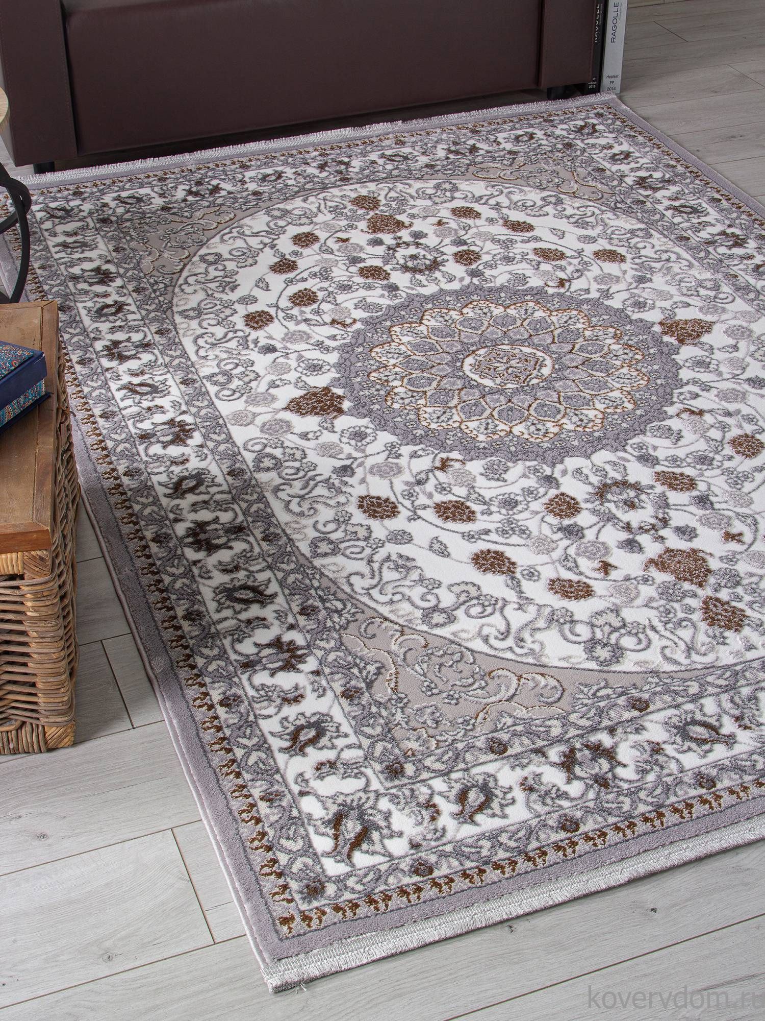 Ковер HALIF F611 GRAY-GREEN